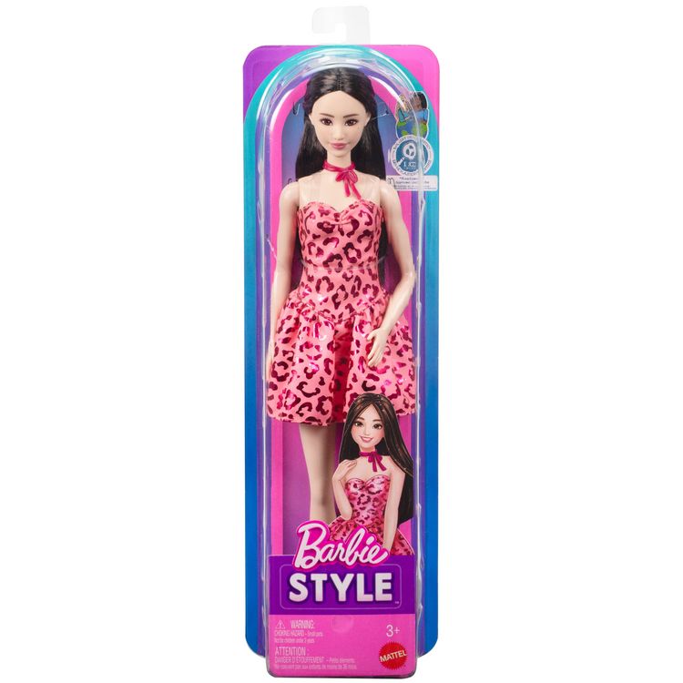Produktbild: Barbie Fashionista mit pinkem Leo Outfit