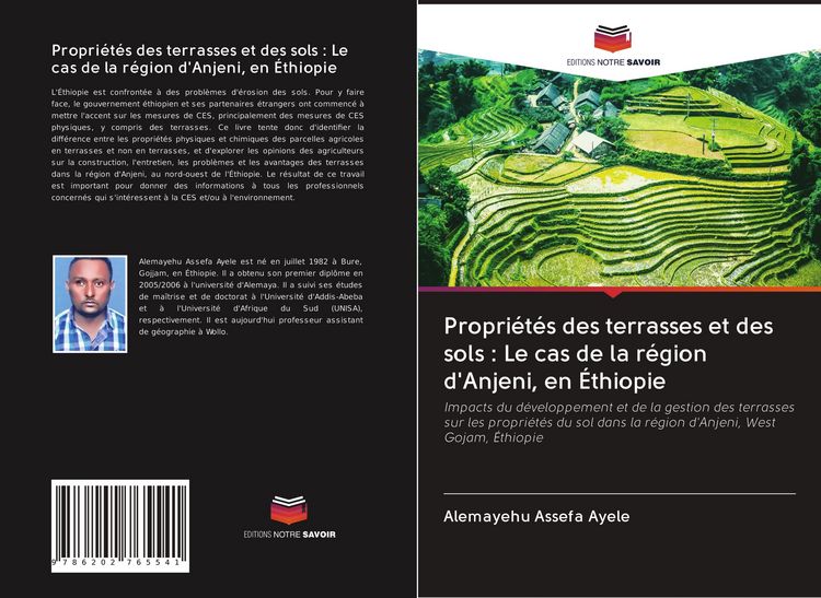 Produktbild: Propri&eacute;t&eacute;s des terrasses et des sols : Le cas de la r&eacute;gion d'Anjeni, en &Eacute;thiopie