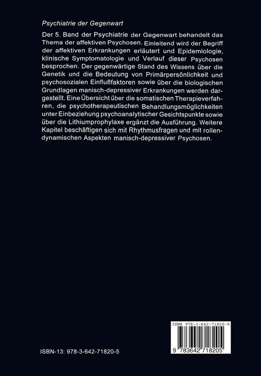 Produktbild: Affektive Psychosen