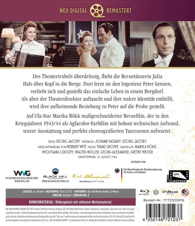 Produktbild: Deutsche Filmklassiker - Die Frau meiner Tr&auml;ume