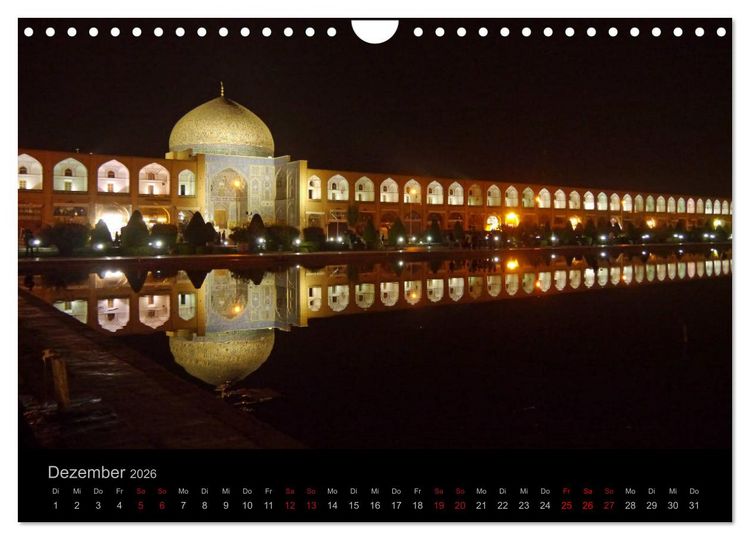 Produktbild: Iran - Impressionen einer Reise (Wandkalender 2026 DIN A4 quer), CALVENDO Monatskalender