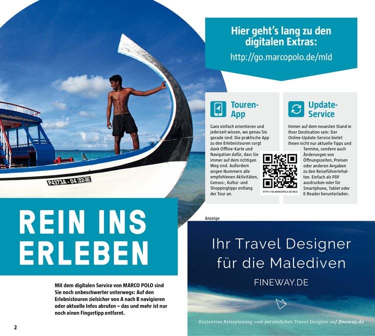 Produktbild: MARCO POLO Reisef&uuml;hrer Malediven