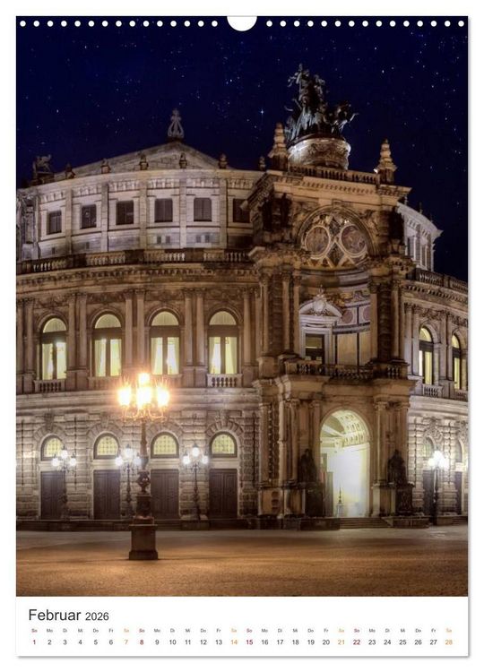 Produktbild: Highlights in Dresden (Wandkalender 2026 DIN A3 hoch), CALVENDO Monatskalender