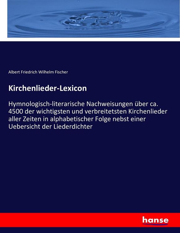 Produktbild: Kirchenlieder-Lexicon