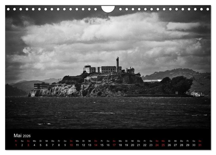 Produktbild: Architektur in Schwarz-Wei&szlig; (Wandkalender 2026 DIN A4 quer), CALVENDO Monatskalender