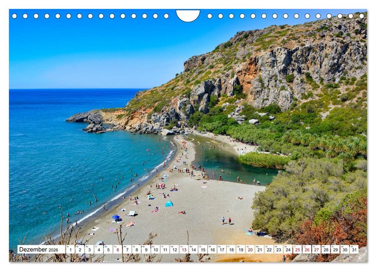 Produktbild: Kretas faszinierender S&uuml;den (Wandkalender 2026 DIN A4 quer), CALVENDO Monatskalender
