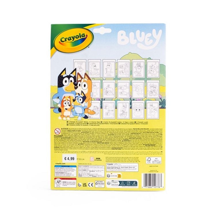 Produktbild: CRAYOLA - Malbuch Malen nach Zahlen Bluey
