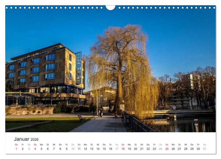 Produktbild: Pforzheims sch&ouml;ne Stellen (Wandkalender 2026 DIN A3 quer), CALVENDO Monatskalender