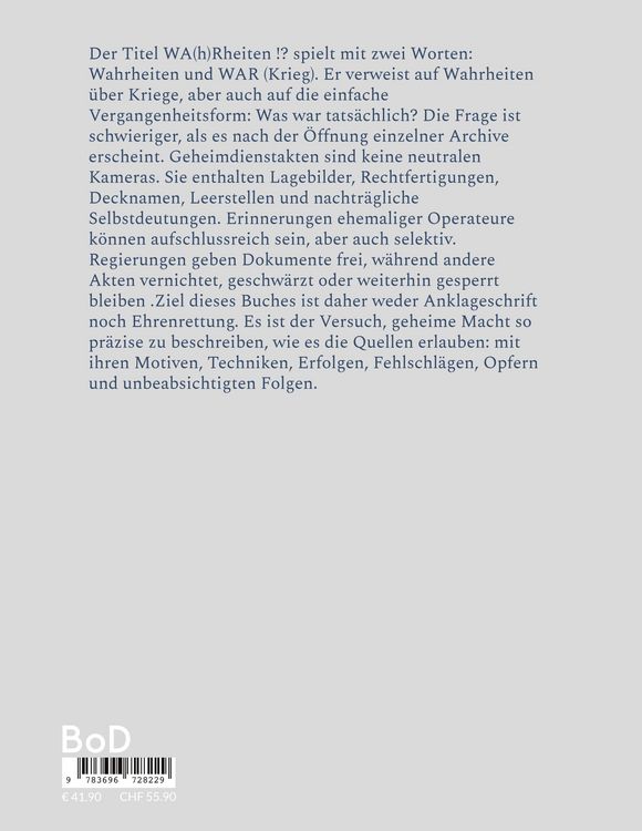 Produktbild: WA(h)Rheiten