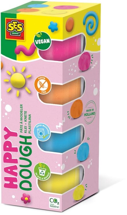 Bild vom Artikel SES Creative - Feel good Knete - Happy 4x90gr vom Autor 