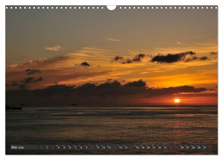 Produktbild: Sonne, Meer und Wolken (Wandkalender 2026 DIN A3 quer), CALVENDO Monatskalender