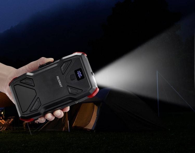 Produktbild: VOLTCRAFT VC-SPB-20.000 VC-14456835 Solar-Powerbank Ladestrom Solarzelle 3A 20000 mAh