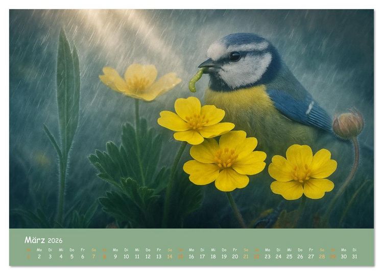 Produktbild: In feuchter Mission - Mistwetter Geschichten (Tischkalender 2026 DIN A5 quer), CALVENDO Monatskalender