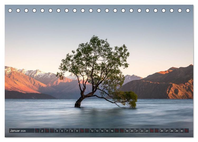 Produktbild: Zwischen Berg und Tal (Tischkalender 2026 DIN A5 quer), CALVENDO Monatskalender