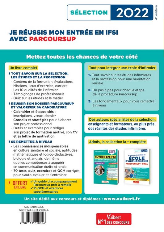 Produktbild: Je Reussis Mon Entree en Ifsi Avec Parcoursup 2022: Pour Integrer