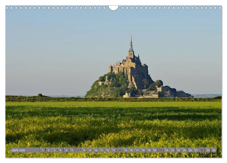 Produktbild: Le Mont-Saint-Michel - Sagenumwobener Klosterberg im Watt (Wandkalender 2026 DIN A3 quer), CALVENDO Monatskalender