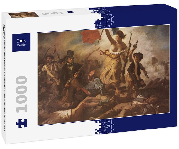 Produktbild: Lais Puzzle Eug&egrave;ne Ferdinand Victor Delacroix - Die Freiheit f&uuml;hrt das Volk an 1000 Teile