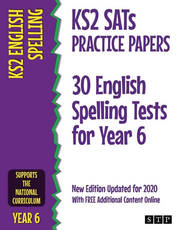 Produktbild: KS2 SATs Practice Papers 30 English Spelling Tests for Year 6