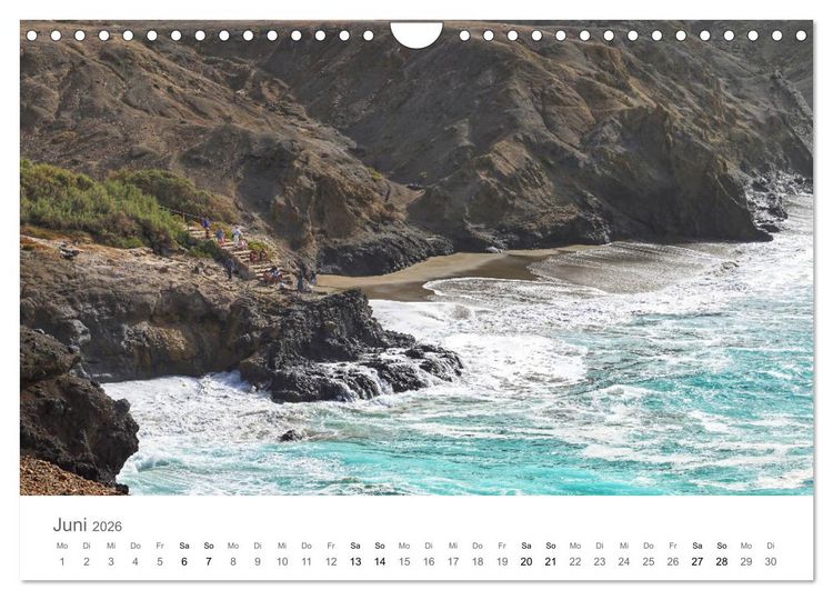 Produktbild: Fuerteventura - die W&uuml;steninsel der Kanaren (Wandkalender 2026 DIN A4 quer), CALVENDO Monatskalender