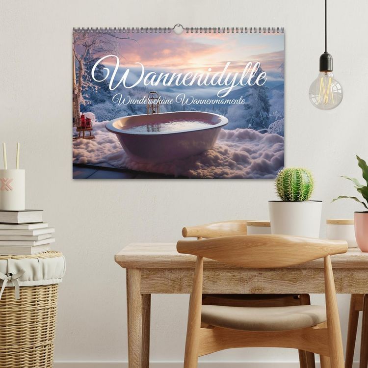 Produktbild: Wannenidylle (Wandkalender 2026 DIN A3 quer), CALVENDO Monatskalender