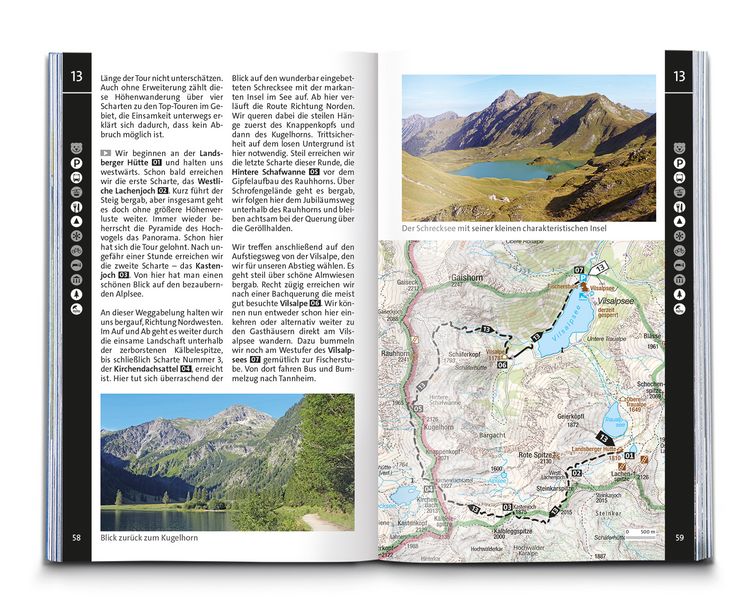 Produktbild: KOMPASS Wanderf&uuml;hrer Tannheimer Tal von Nesselw&auml;ngle bis Jungholz, 50 Touren mit Extra-Tourenkarte