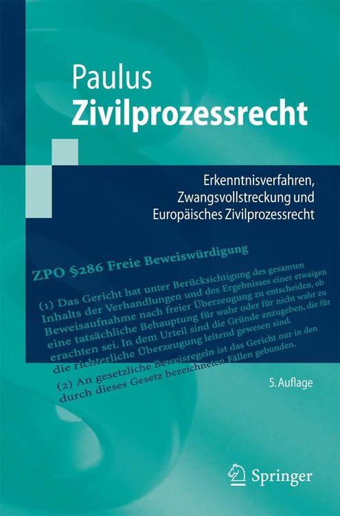 Produktbild: Zivilprozessrecht