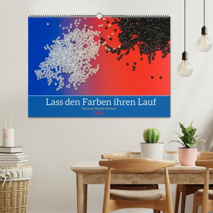 Produktbild: Lass den Farben ihren Lauf (Wandkalender 2026 DIN A2 quer), CALVENDO Monatskalender