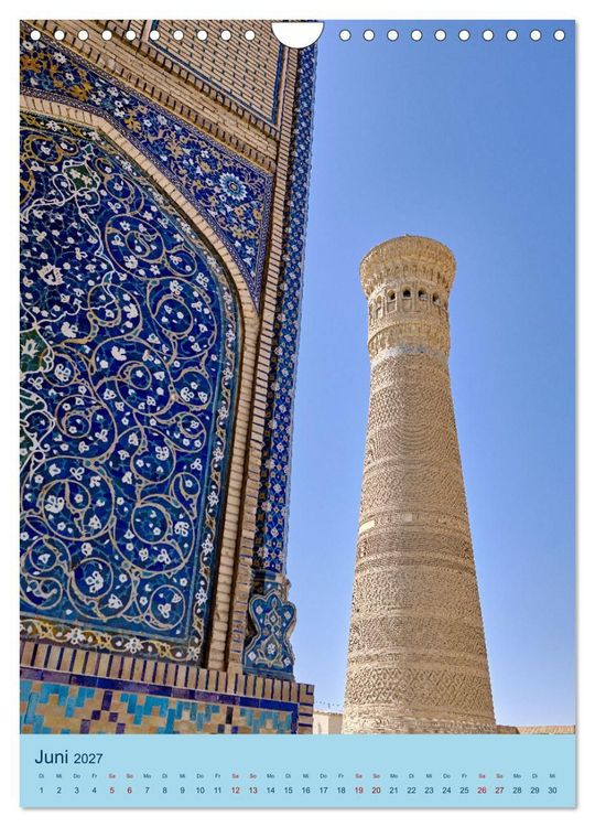 Produktbild: Usbekistan - Historische Architektur (Wandkalender 2027 DIN A4 hoch), CALVENDO Monatskalender