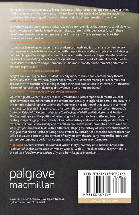 Produktbild: Violence Against Women in Early Modern Performance