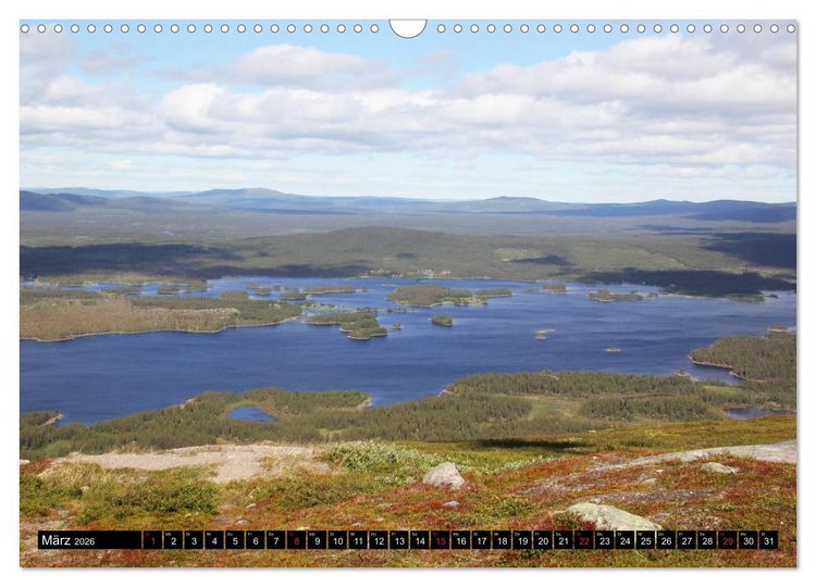 Produktbild: Sommer in Schwedens Lappland (Wandkalender 2026 DIN A3 quer), CALVENDO Monatskalender