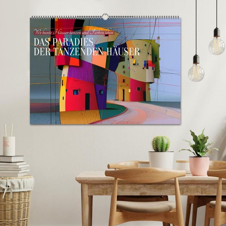 Produktbild: Das Paradies der tanzenden H&auml;user (Wandkalender 2027 DIN A2 quer), CALVENDO Monatskalender