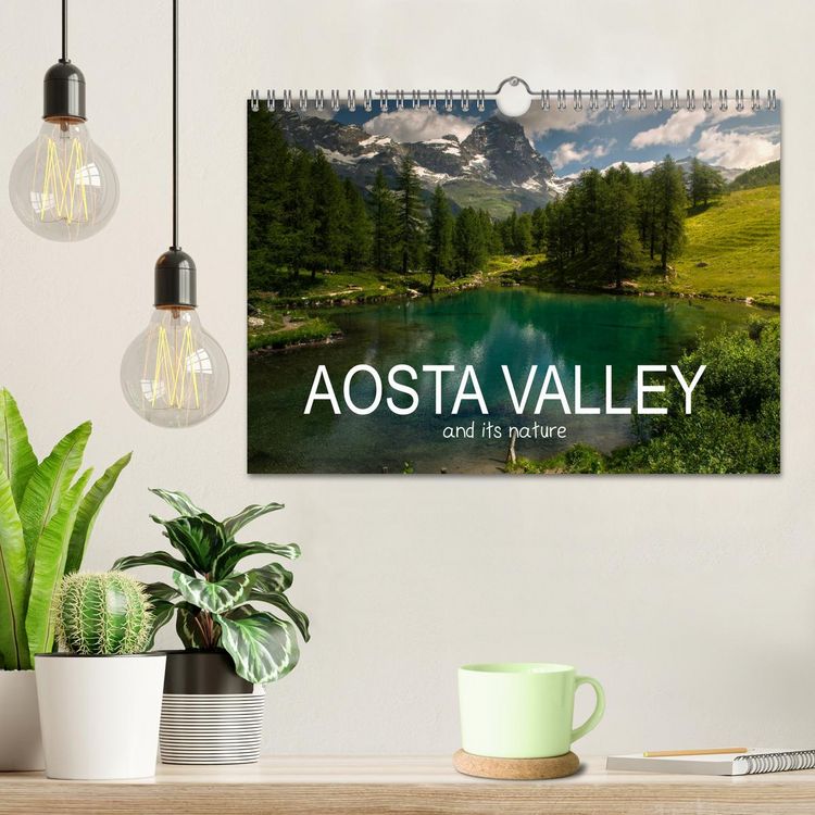 Produktbild: Aosta Valley and its nature (Wall Calendar 2026 DIN A4 landscape), CALVENDO 12 Month Wall Calendar