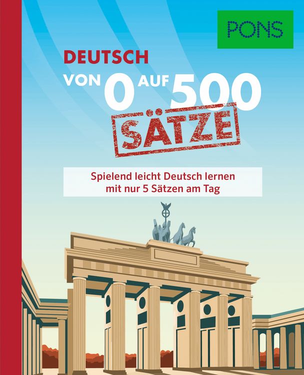 Produktbild: PONS Von 0 auf 500 S&auml;tze Deutsch