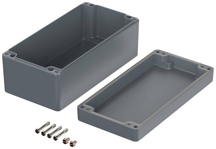 Produktbild: Bopla EUROMAS A 114 01114000 Industrie-Geh&auml;use 200 x 100 x 80 Aluminium Silber-Grau (RAL 7001) 1 St.
