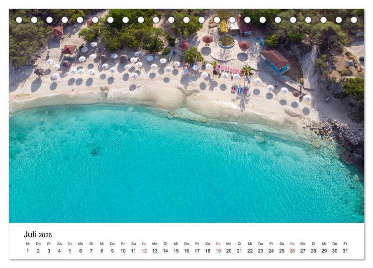 Produktbild: Curacao, die facettenreiche Karibikinsel (Tischkalender 2026 DIN A5 quer), CALVENDO Monatskalender