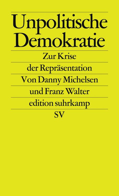 Produktbild: Unpolitische Demokratie
