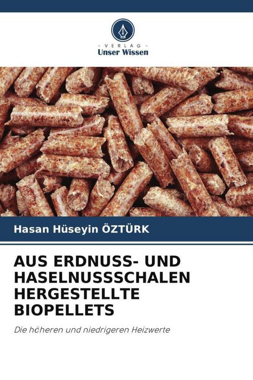 Produktbild: Aus Erdnuss- und Haselnussschalen Hergestellte Biopellets