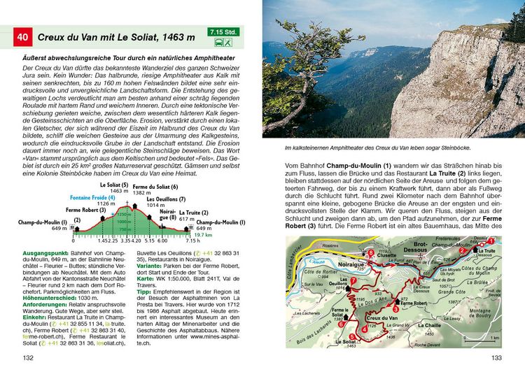 Produktbild: ROTHER Wanderf&uuml;hrer Schweizer Jura