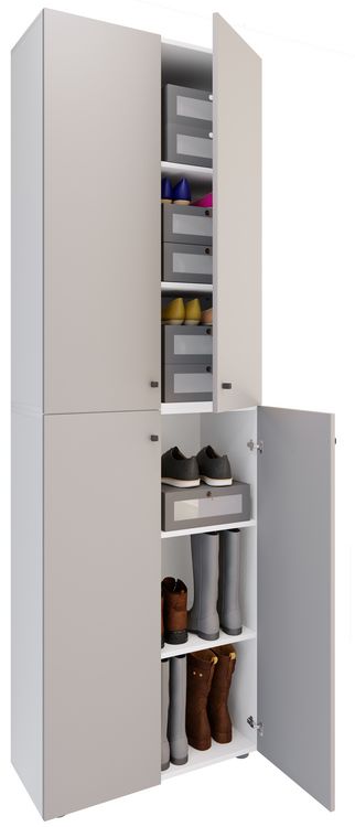 Produktbild: XL Holz Gro&szlig;er Schuhschrank Schuhkommode Lona 6