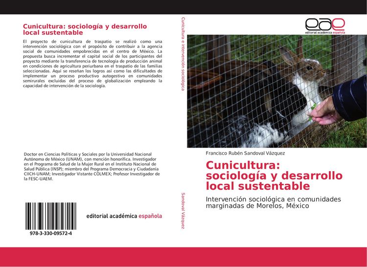 Produktbild: Cunicultura: sociolog&iacute;a y desarrollo local sustentable