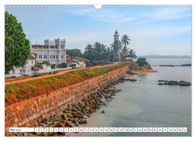 Produktbild: Sri Lanka, tropisches Inselparadies (Wandkalender 2026 DIN A3 quer), CALVENDO Monatskalender