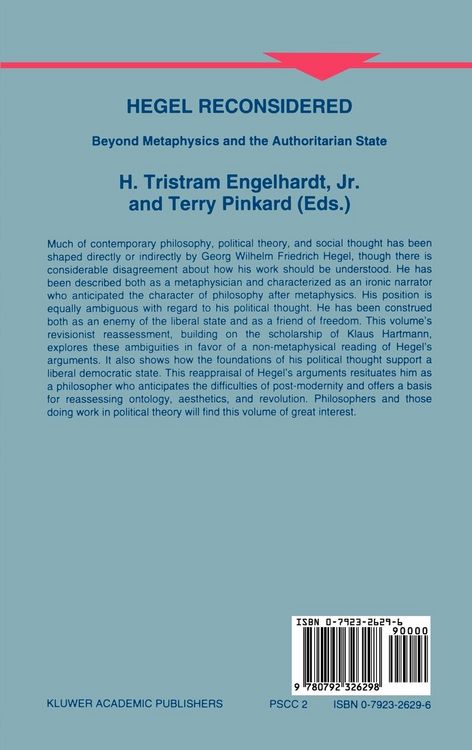 Produktbild: Hegel Reconsidered