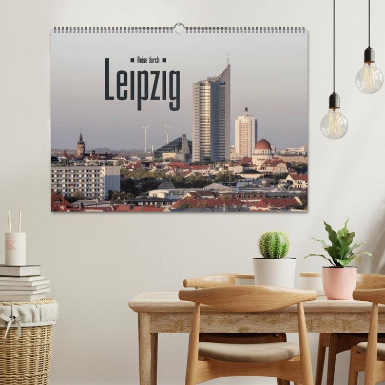 Produktbild: Reise durch Leipzig (Wandkalender 2026 DIN A2 quer), CALVENDO Monatskalender