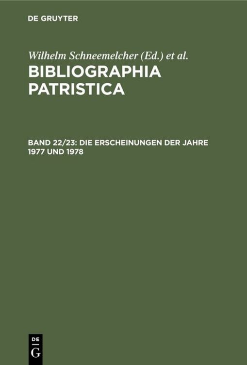 Produktbild: Die Erscheinungen der Jahre 1977 und 1978