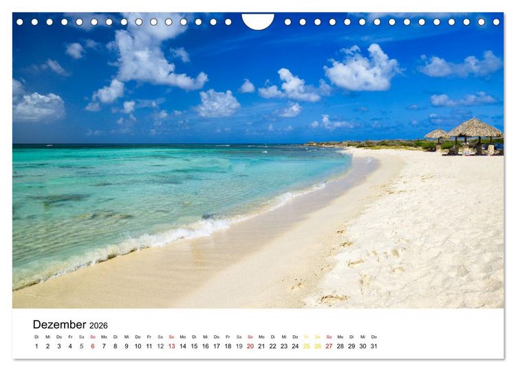 Produktbild: Traumziele Karibik (Wandkalender 2026 DIN A4 quer), CALVENDO Monatskalender