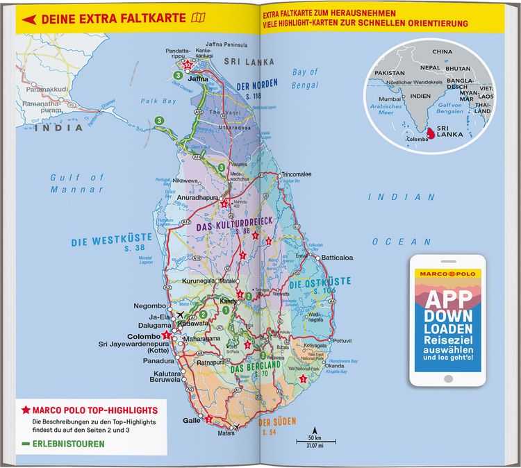 Produktbild: MARCO POLO Reisef&uuml;hrer Sri Lanka