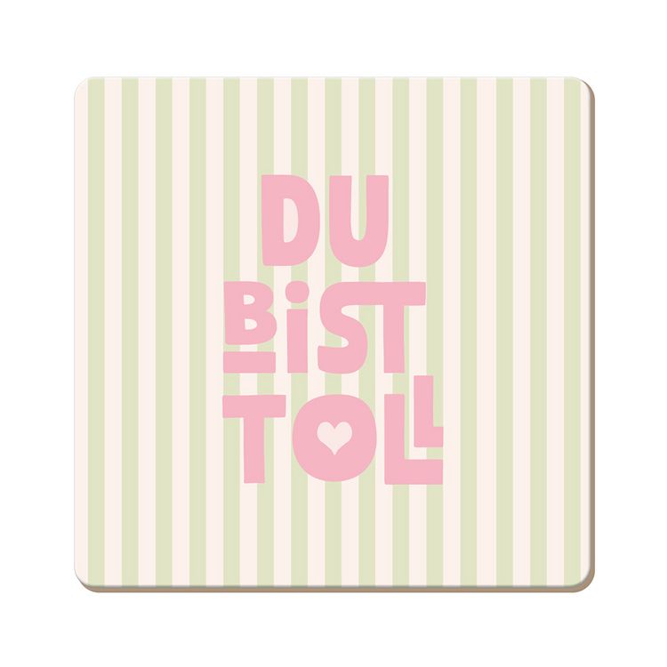 Produktbild: Korkuntersetzer Du bist toll