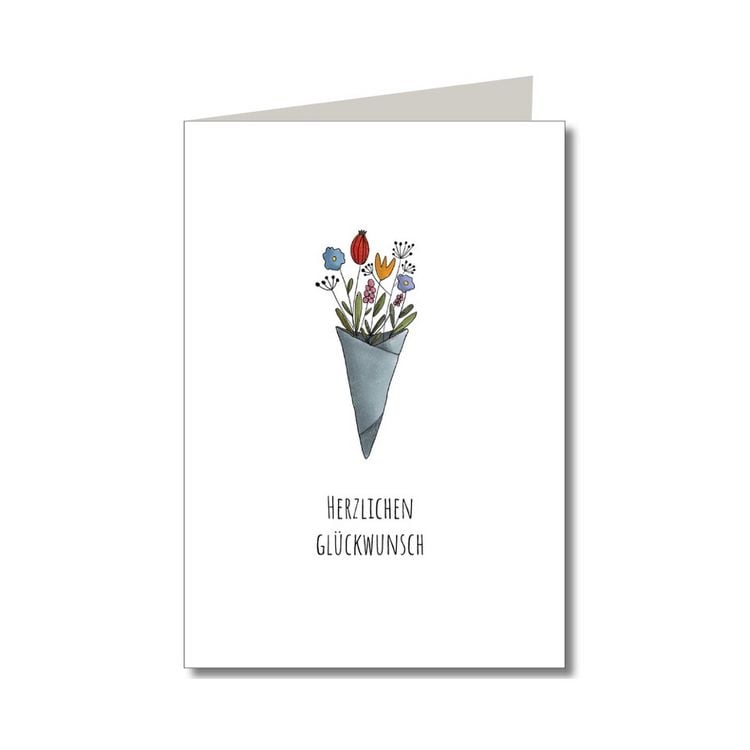 Produktbild: KEITCARDS Geburtstagskarten mixed Set - 3 Postkarten und 3 Klappkarten