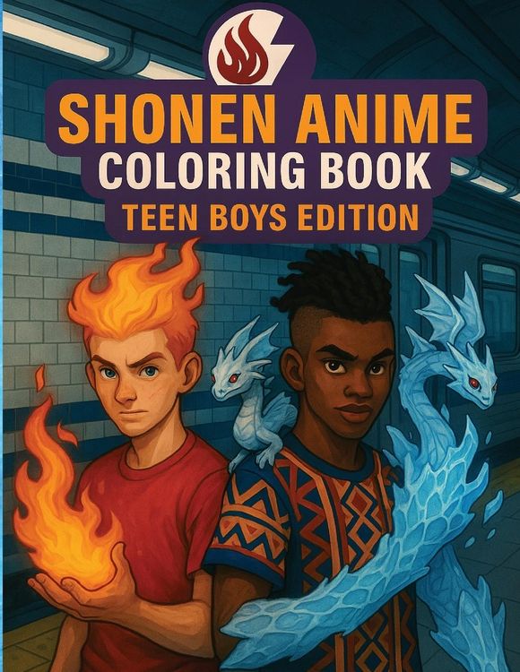Produktbild: Shonen Anime Coloring Book