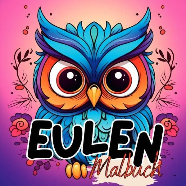Produktbild: Malbuch Tiere / Eulen Malbuch
